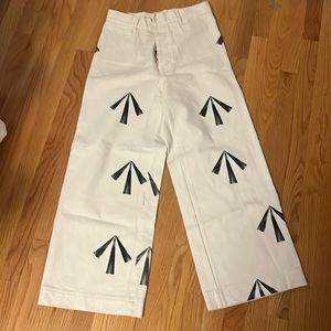Caron Callahan Broad Arrow sailor style pants